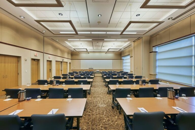 Executive Conference Room Classroom Style from rear