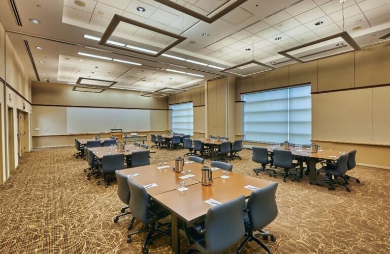 Image of Executive Conference Room table clusters for groups